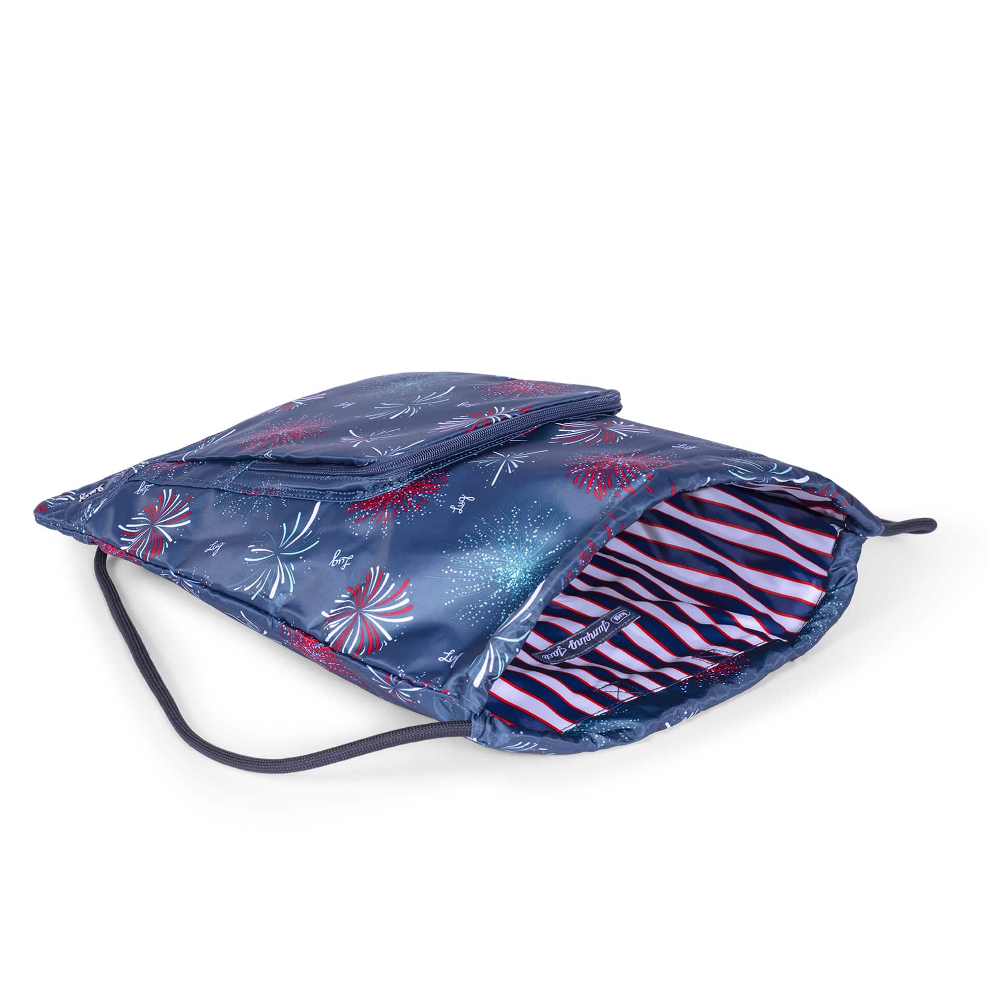 Jumping Jack Drawstring Backpack - FIREWORK NAVY - JumpingJack_FireworkNavy_05